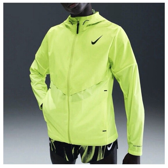Nike Storm-FIT Run Division Full Zip Running Jacket Neon Green Men's Size M $350